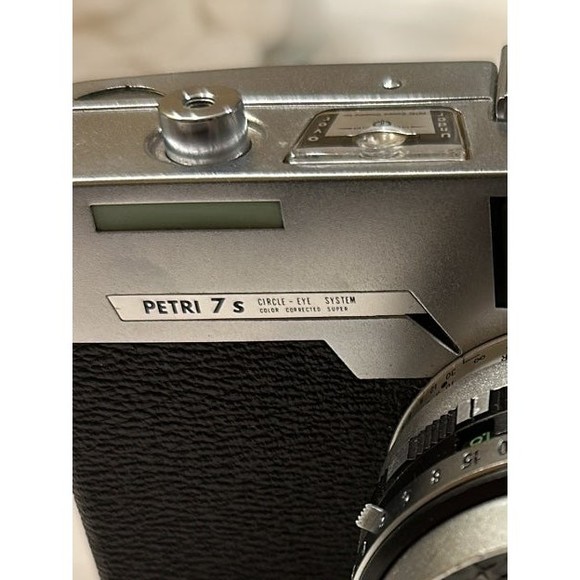 PETRI 7S - Vintage 35mm Film Camera made in Japan in 60's/ Rangefinder Camera/Ci - Picture 10 of 10